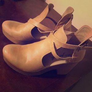 Free People cedar clog
